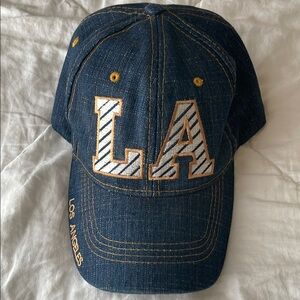 Adjustable LA Denim‎ Hat